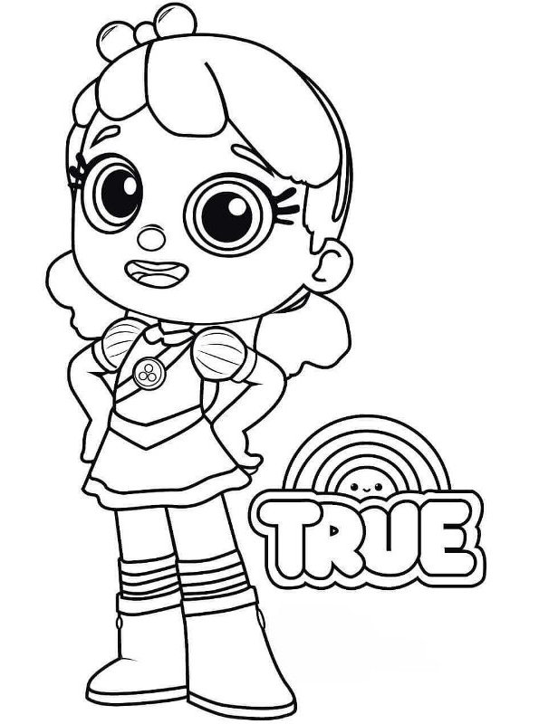 Kids-n-fun.com | Coloring page True and the Rainbow Kingdom true netflix